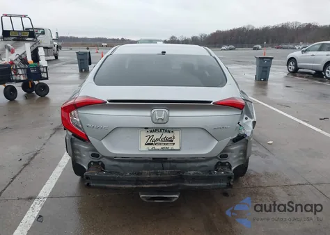 2021 Honda Civic Sport из США, поврежденный, VIN 2HGFC2F87MH519804